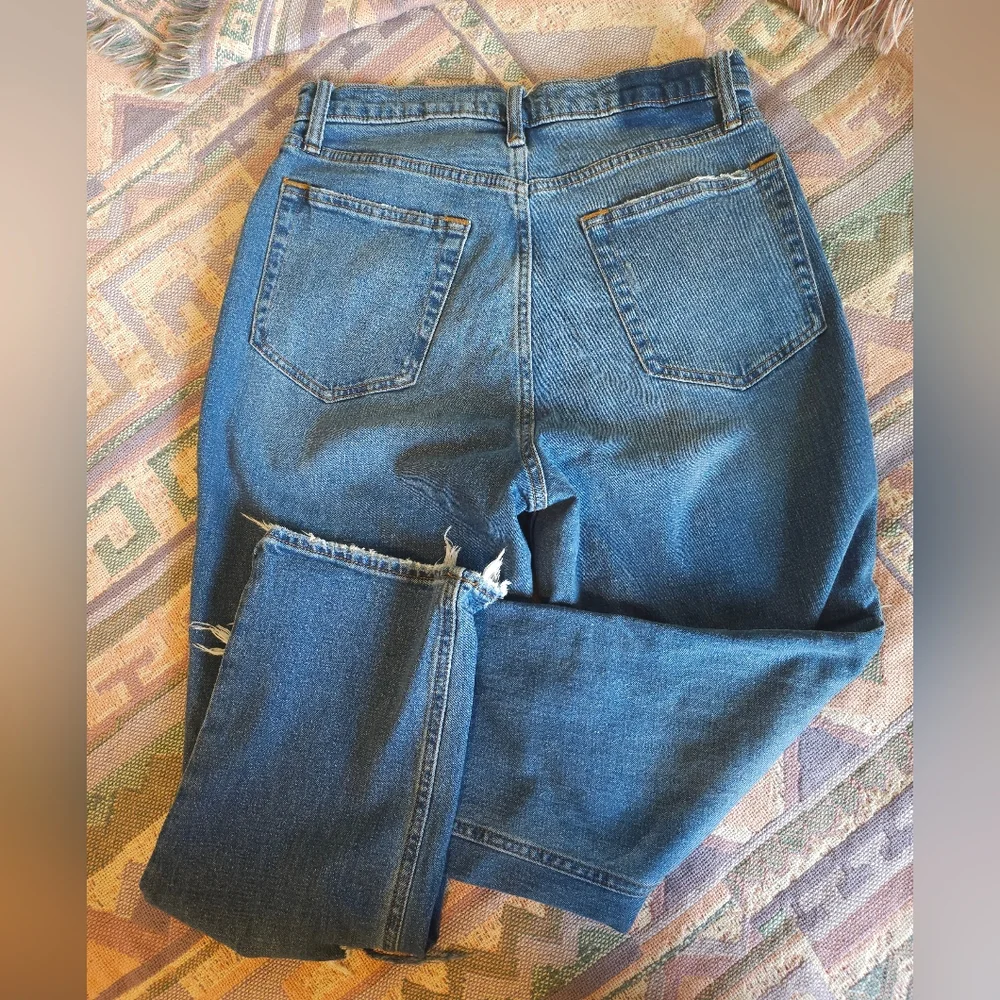 Abercrombie and Fitch The Ankle Straight Ultra High Rise Jeans Size 30 Regular - Picture 4 of 6